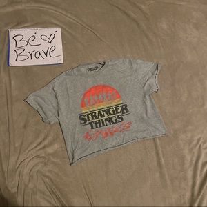 Stranger things crop top